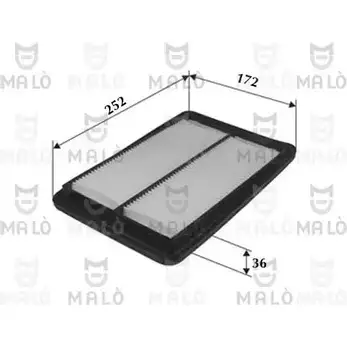 Воздушный фильтр MALO 40QDX NL 1500579 1224835276