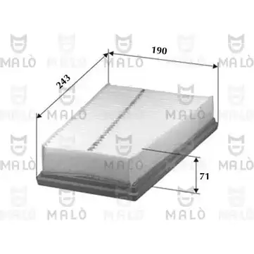 Воздушный фильтр MALO 1500591 LCR 53L 1224835338
