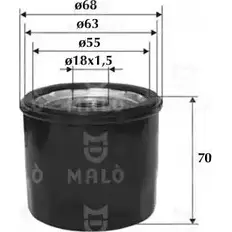 Масляный фильтр MALO 1224842596 1510143 VTVD RH изображение 0