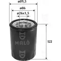 Масляный фильтр MALO 1510160 1224843284 NGHU LM5 изображение 0