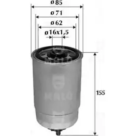 Топливный фильтр MALO 1520004 1224845444 PY GLK изображение 0