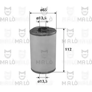 Топливный фильтр MALO 1520092 1224848218 H6J HL2 изображение 0