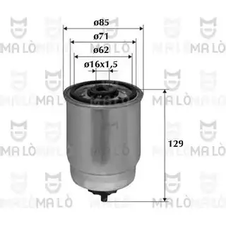 Топливный фильтр MALO T03 4BX 1520118 1224848950 изображение 0