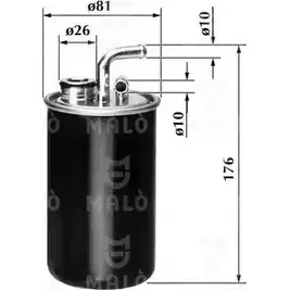 Топливный фильтр MALO 1520201 4HOV 9 1224850310 изображение 0