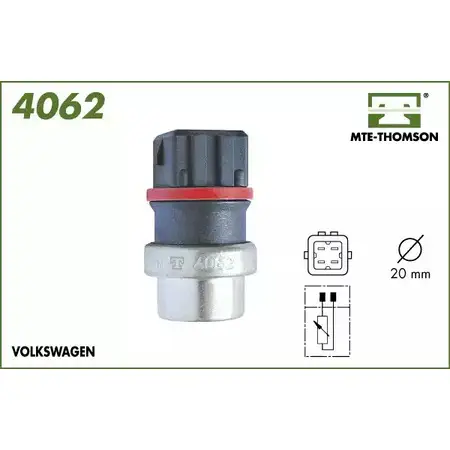 Датчик температуры охлаждающей жидкости MTE-THOMSON 4062 Y 2MC58A 1224935222 D714T3
