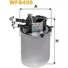 Топливный фильтр WIX FILTERS JZW0F 1225039854 WF8498 4YL ZD5