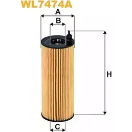 Масляный фильтр WIX FILTERS 5 Q7PDO MZRY48D WL7474A 1225050398 изображение 0