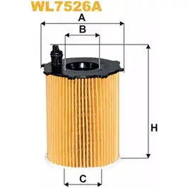 Масляный фильтр WIX FILTERS 1225050826 WL7526A YA7FOT3 BX 8XZ изображение 0