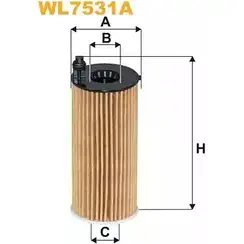 Масляный фильтр WIX FILTERS V66XV 4 38TFC 1225050852 WL7531A изображение 0