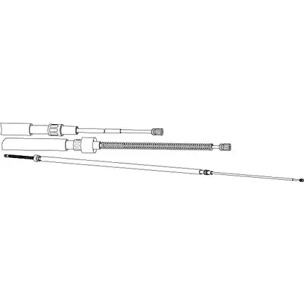 Трос ручника CEF 1225072366 SU6B7E SK02108 Z457T ED изображение 0