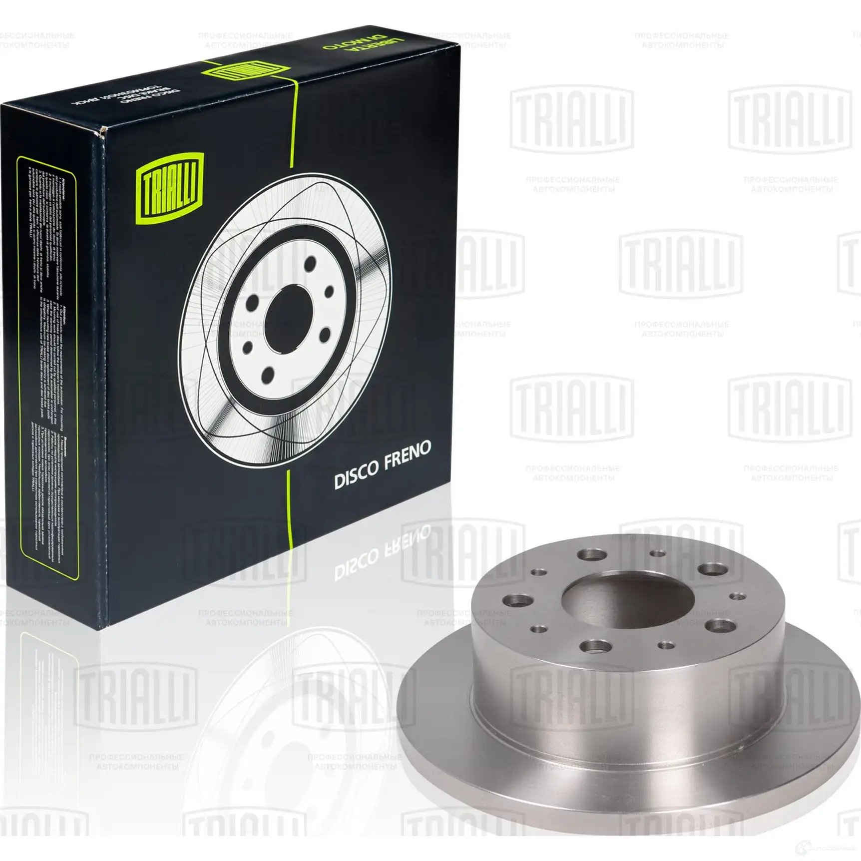Тормозной диск TRIALLI 1425587694 DF 165107 AJBZ6 H