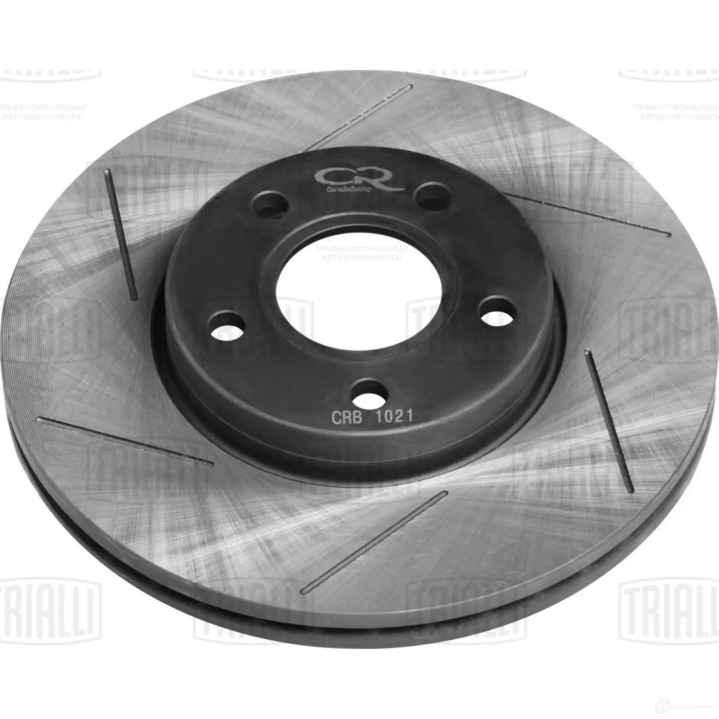 Тормозной диск высокоуглеродистый с технической выточкой и окраской передний правый TRIALLI 1425587660 crb1021 VZ7R 8 изображение 0