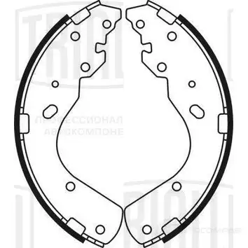 Тормозные колодки TRIALLI 1438151725 4B9 AVQ4 GF 4581