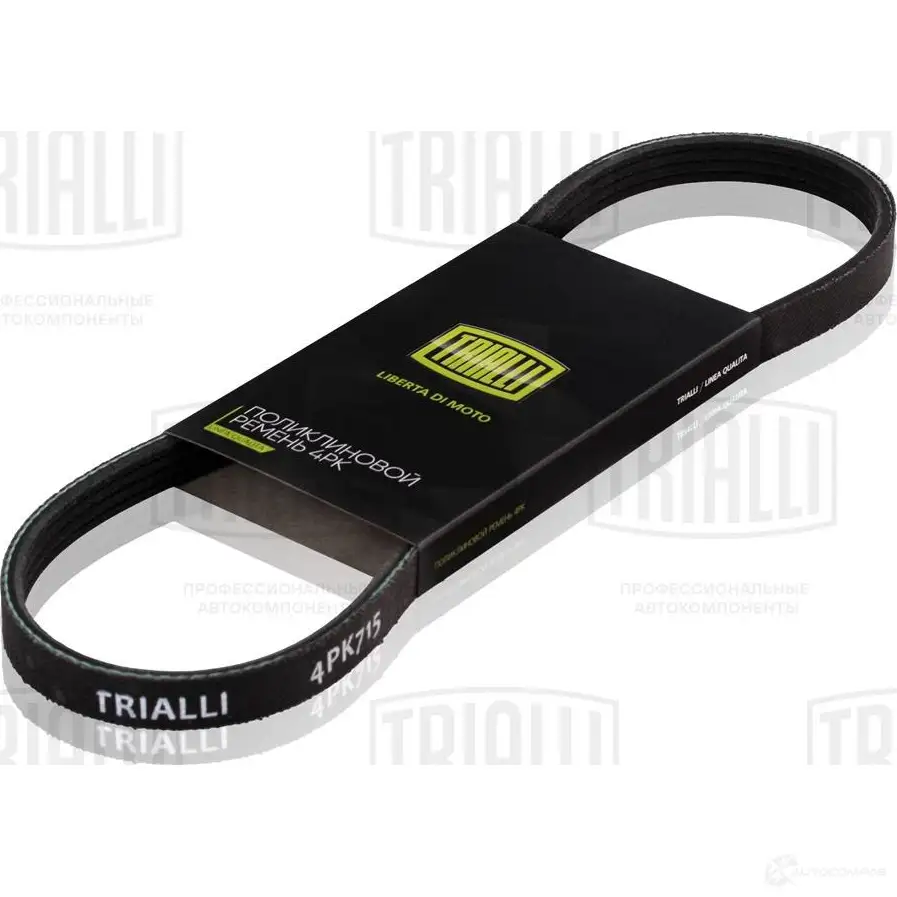 Приводной ремень поликлиновой TRIALLI 4PK863 1425589105 BL D185Q