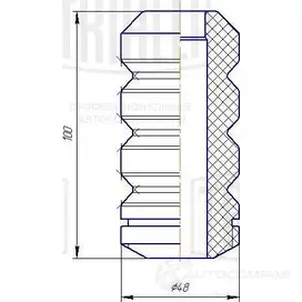 Отбойник амортизатора TRIALLI G7794 0 1438152267 BC 0132 изображение 0