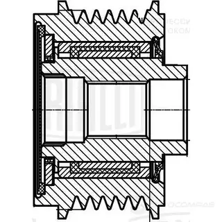 Обгонная муфта генератора TRIALLI cm6797 9C VTJY 1438152435