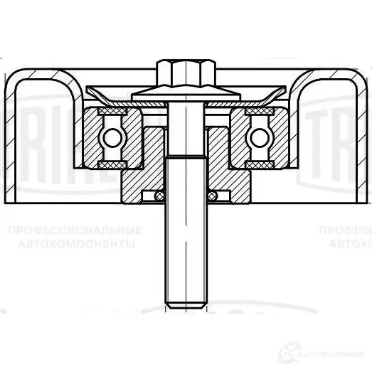 Паразитный ролик приводного ремня TRIALLI 1438152815 CM 5080 36IV 8 изображение 0