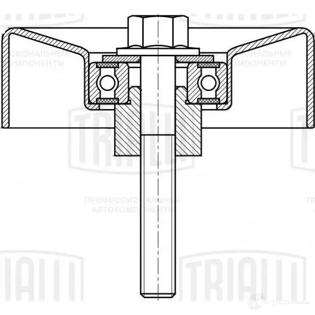 Паразитный ролик приводного ремня TRIALLI XM6C5 6T 1438152817 CM 5096