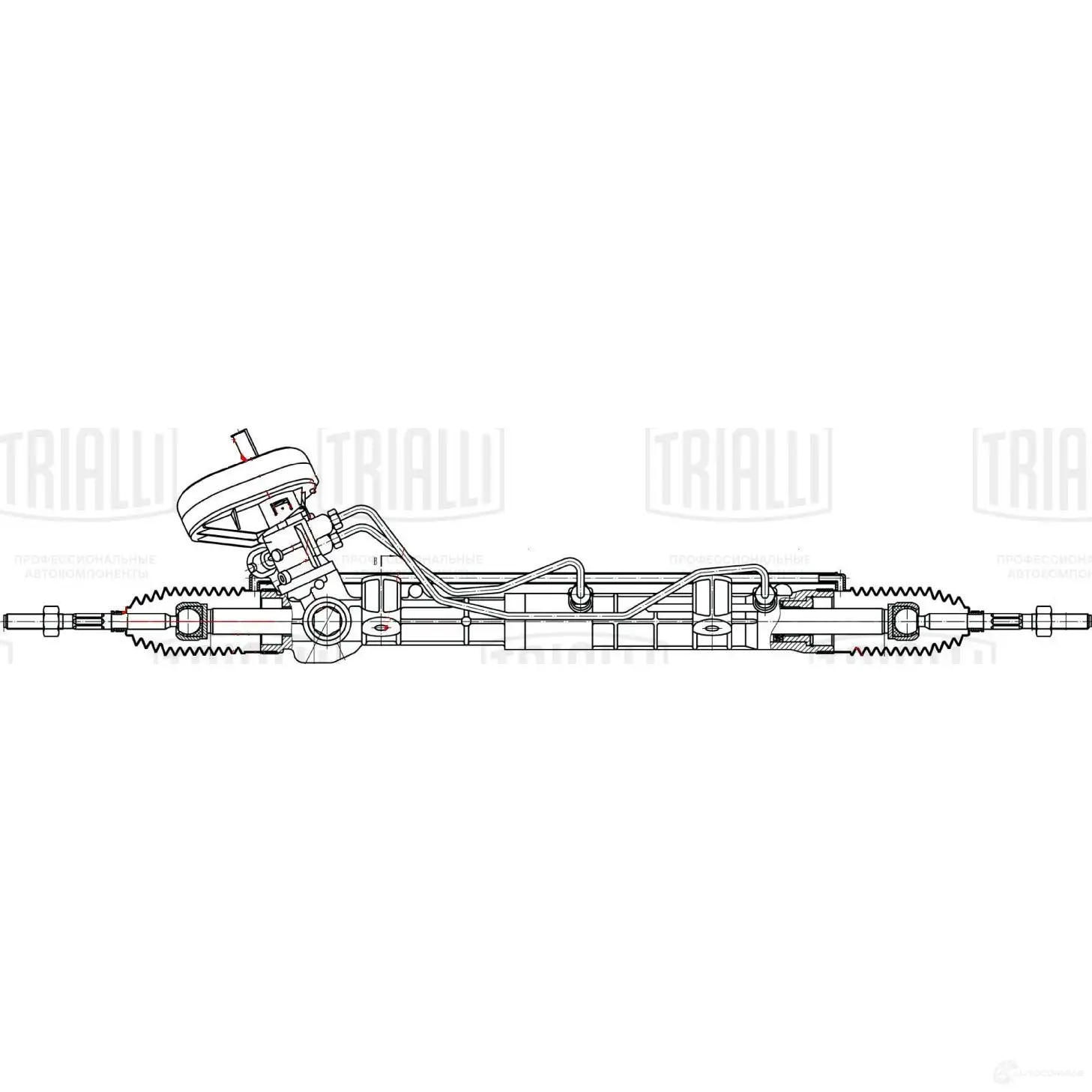 Рулевая рейка TRIALLI 4R1Z GE crs7704 1438152829 изображение 0