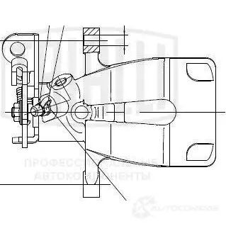 Тормозной суппорт TRIALLI CF 095113 1438153050 ZD3S A