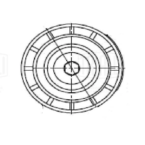 Паразитный ролик приводного ремня TRIALLI CM 5553 04PB QS 1440167749 изображение 2