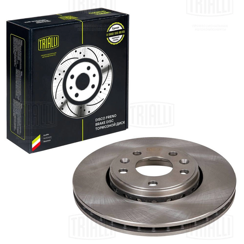 Тормозной диск TRIALLI 1438151683 DF 095115 B80C GS9 - Изображение 1