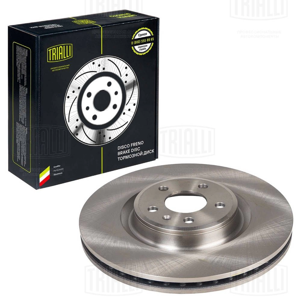 Тормозной диск TRIALLI DF 180136 R5 NJ3M 1440167803 - Изображение 1