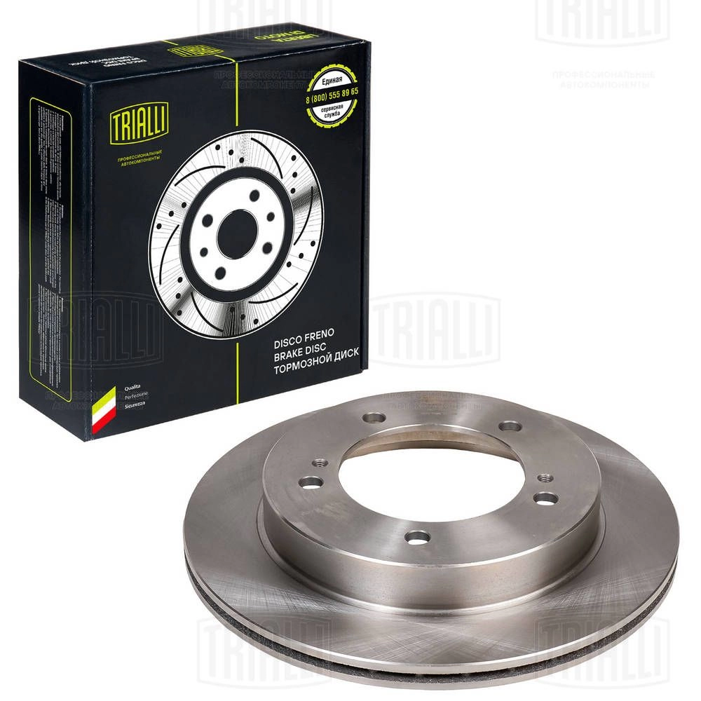Тормозной диск TRIALLI 1438151689 DF 240111 YVJ BG - Изображение 1