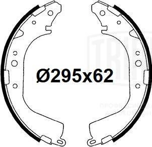 Тормозные колодки TRIALLI 1440167990 GF 4564 WKOC 9Y изображение 0