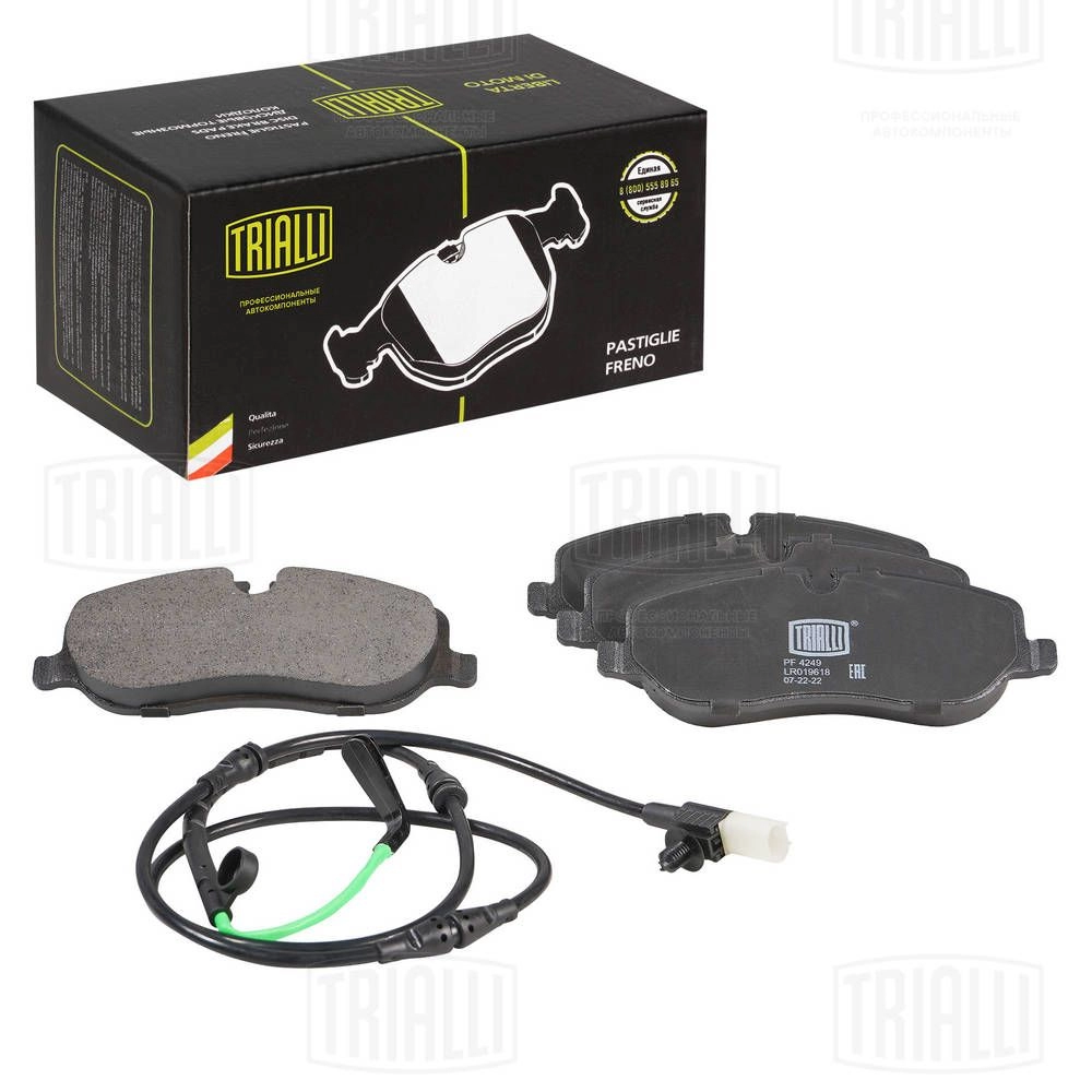 Тормозные колодки дисковые, комплект TRIALLI J38 A5 1439900979 PF 4249 изображение 0