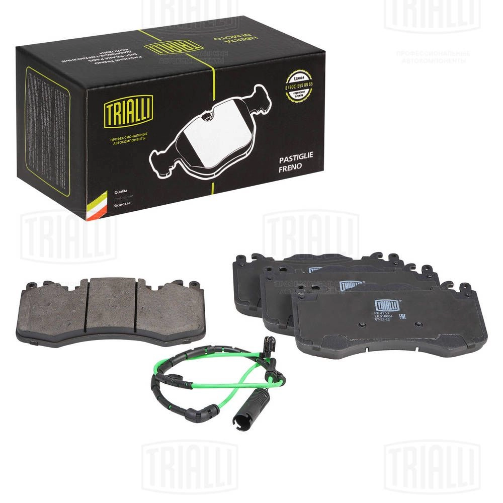 Тормозные колодки дисковые, комплект TRIALLI GU PRSQQ PF 4253 1439900983 изображение 0