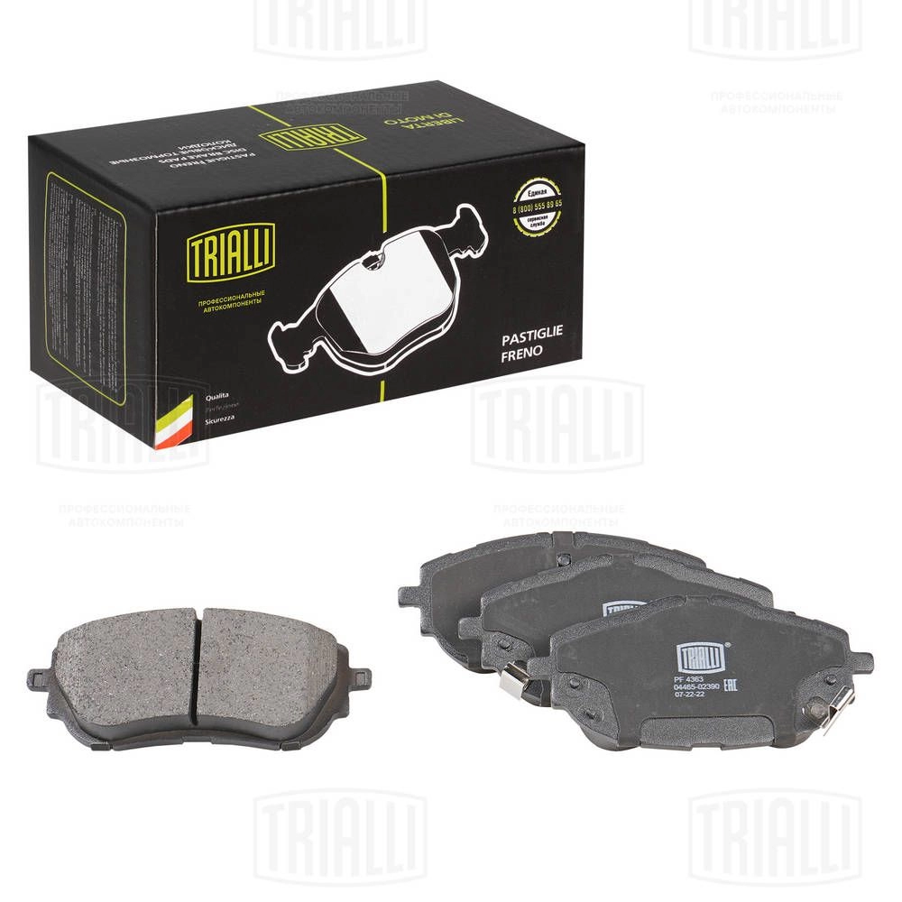 Тормозные колодки дисковые, комплект TRIALLI 1438151968 JQ2SO8 I PF 4363 изображение 0