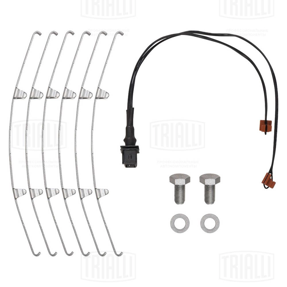 Тормозные колодки дисковые, комплект TRIALLI PFT 29030 AO 6MBF 1439901025 изображение 3