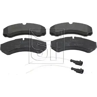 Тормозные колодки, дисковые, комплект ST-TEMPLIN 6JI ZF 1225399374 03.120.8700.630 8VMXJI0