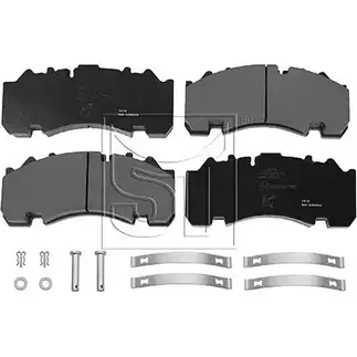 Тормозные колодки, дисковые, комплект ST-TEMPLIN B3PIG FV 1225399552 03.120.8700.791 ZWQ9E
