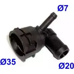 Фланец охлаждающей жидкости HOFFER BM6MFHZ TCQEL U 8193500 1226033352