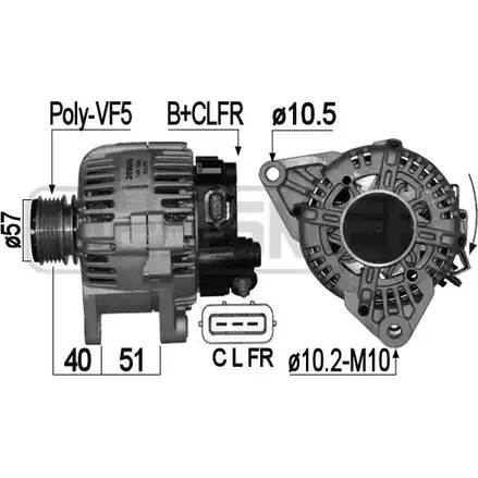 Генератор MESSMER M8JPQ FUH 4T 209006 1226076419