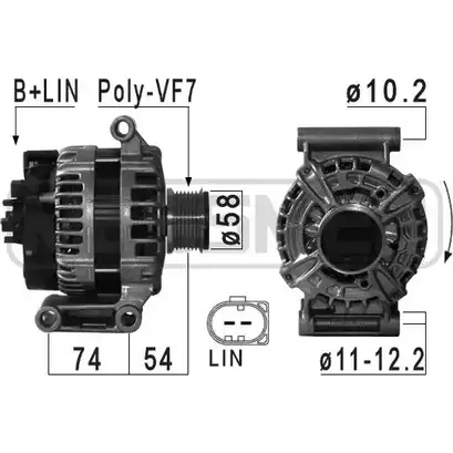 Генератор MESSMER 6MSUH1V 1226076625 A 65FFU 209034 изображение 0