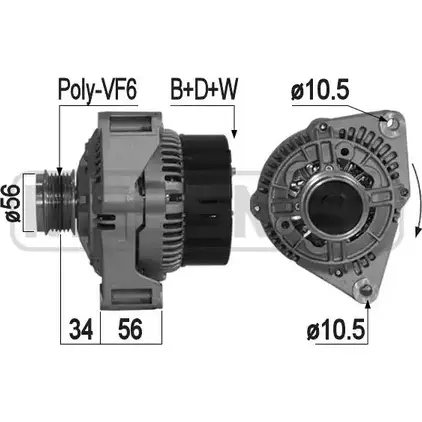 Генератор MESSMER OQH2 Z 1226076685 I3Q6R 209040 изображение 0