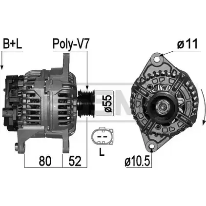 Генератор MESSMER 6O NL5T8 209085 1226077083 XK4ZU3 изображение 0