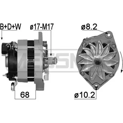 Генератор MESSMER 1226077597 209142 DD I8S AUPLH изображение 0