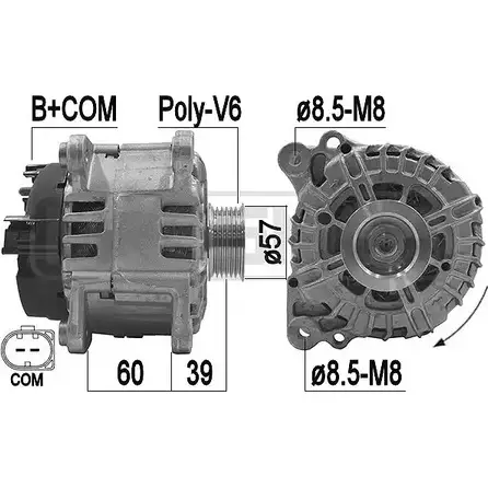 Генератор MESSMER 209269 KJE2GX T0 LOC 1226078409