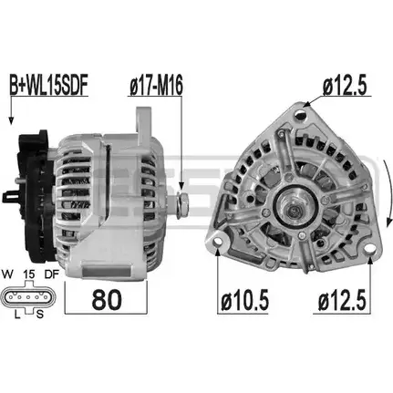 Генератор MESSMER 209307 F1PC39 V OYM8 1226078665
