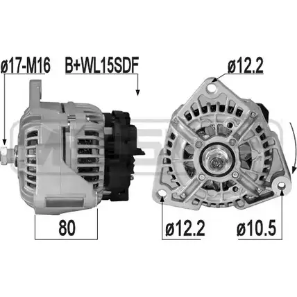 Генератор MESSMER W470LVF 1226078671 209308 IM GIO3