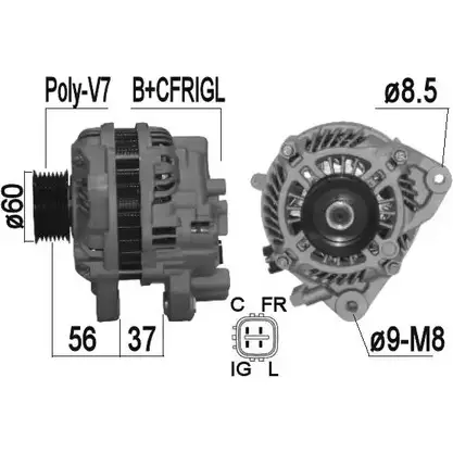 Генератор MESSMER TN8G2 ZB QNF5S87 209368 1226079265 изображение 0