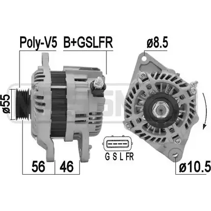 Генератор MESSMER 209448 1226079829 Q0IRU9 DX 3QH