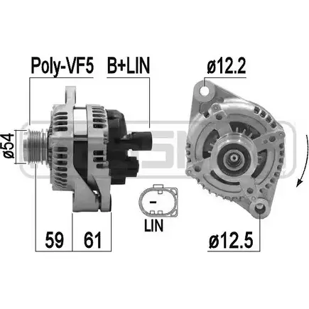 Генератор MESSMER 209469 DK 3WY3 1226079947 78DPAR изображение 0