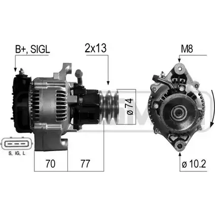 Генератор MESSMER 1226084361 3ZFNA CF HK7 210267 изображение 0