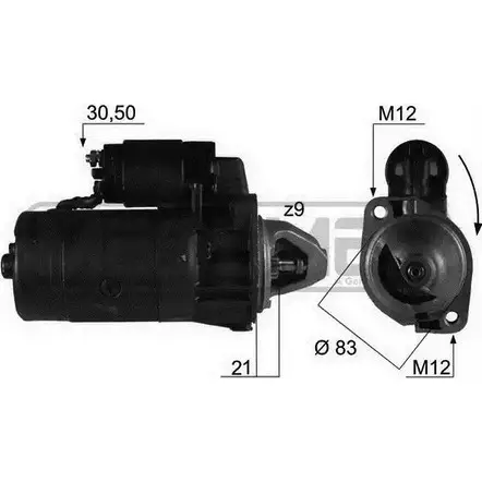 Стартер MESSMER 1226113675 5V2FJH VFI FHVE 220096 изображение 0