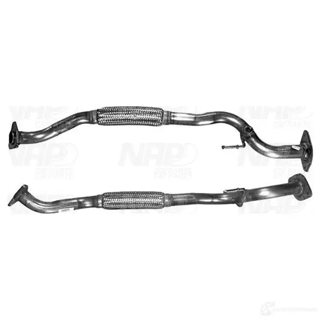 Выхлопная труба глушителя NAP CARPARTS 5UZ 3A 1437612792 cac10190